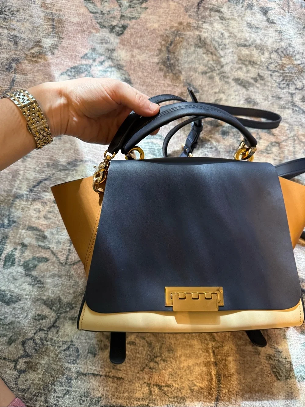 Zac Posen Eartha top handle convertible satchel